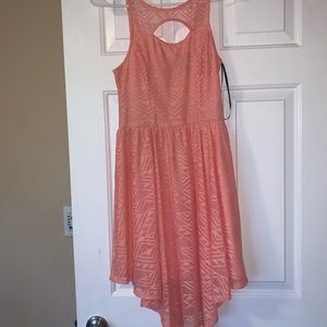 Beautiful coral dress